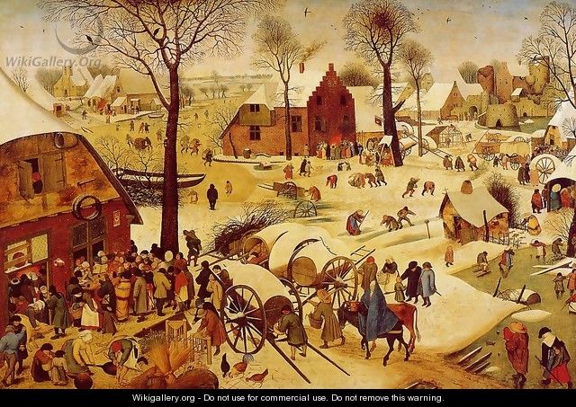 The Census at Bethlehem - Pieter the Elder Bruegel