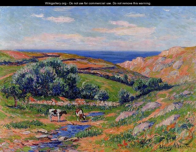 A Valley in Sadaine, the Bay of Douarnenez - Henri Moret