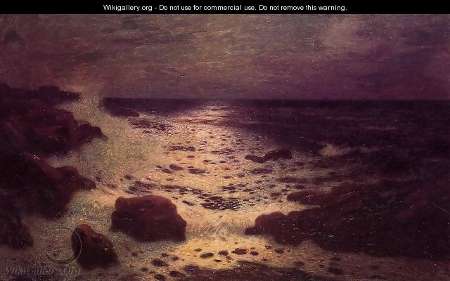 Moonlight on the Sea and the Rocks - Ferdinand Loyen Du Puigaudeau