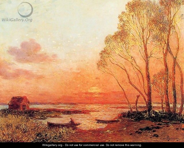 Sunset on the Brfiere - Ferdinand Loyen Du Puigaudeau