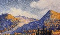 Landscape, the Little Maresque Mountains - Henri Edmond Cross