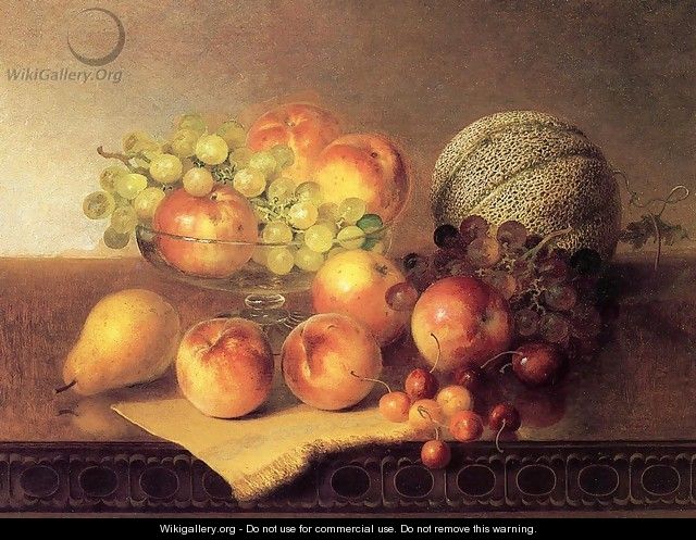 Tabletop Still Life with Fruit - Robert Spear Dunning