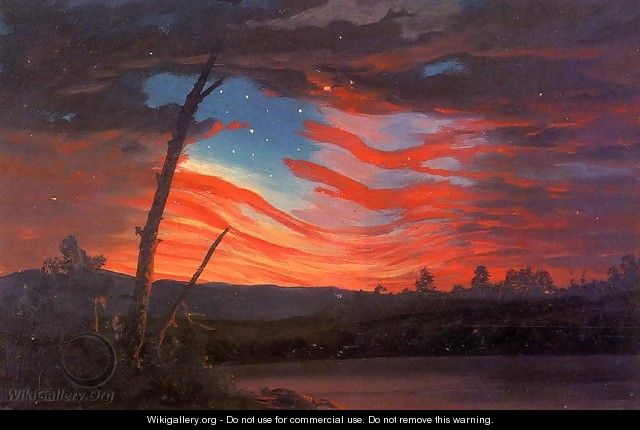Our Banner in the Sky - Frederic Edwin Church