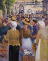 Poultry Market at Gisors - Camille Pissarro