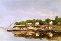 Petit Port de Saint-Jean near Villefranche - Eugène Boudin