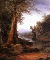 Hunters on a Riverbank - John Frederick Kensett
