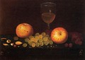 Still Life with Apples, Grapes and Almonds - William Michael Harnett