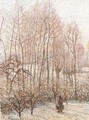 Morning, Sunshine Effect, Winter - Camille Pissarro