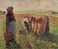 Picking Peas II - Camille Pissarro