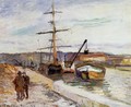 The Port of Rouen - Camille Pissarro