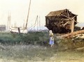 The Fisher Girl, Nantucket - Dennis Miller Bunker