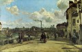 View of Pontoise, Quai du Pothuis - Camille Pissarro