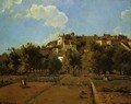 The Gardens of l'Hermitage, Pontoise - Camille Pissarro
