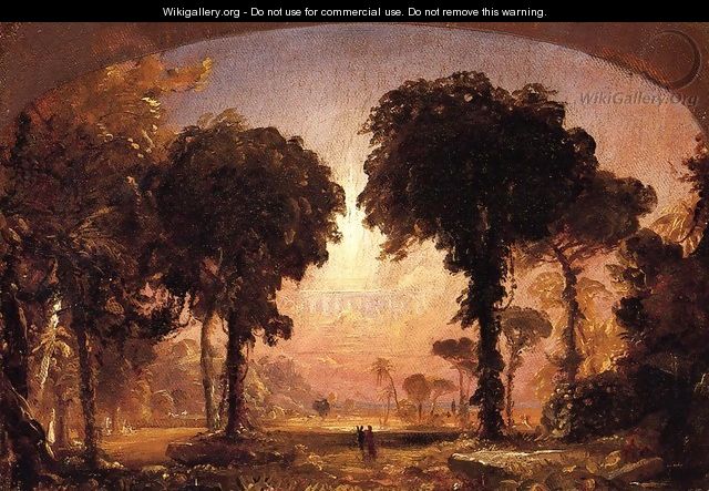 Ideal Landscape: Homage to Thomas Cole - Jasper Francis Cropsey