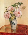 Pink Peonies - Camille Pissarro