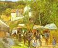 A Fair at l'Hermitage near Pontoise - Camille Pissarro
