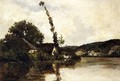 River Landscape - Karl Pierre Daubigny
