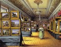 Interior of the Great Room at the Hotel du Chevald d'Or, Frankfurt AM, Open for the Exhibition of Pictures, May 1835 - Mary Ellen Best