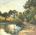 Bridge at Montfoucault - Camille Pissarro
