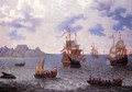 The Man=o'-War 'Amsterdam' and other Dutch Ships in Table Bay - Adam Willaerts