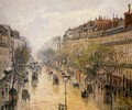 Boulevard Montmartre: Spring Rain - Camille Pissarro