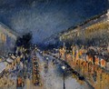 Boulevard Montmartre; Night Effect - Camille Pissarro