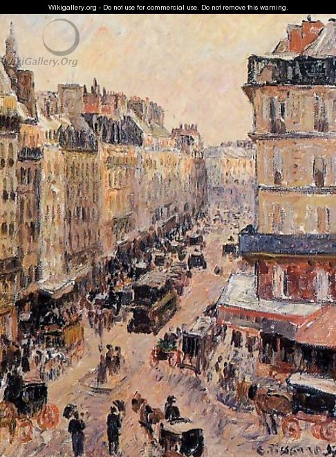Rue Saint-Lazare - Camille Pissarro