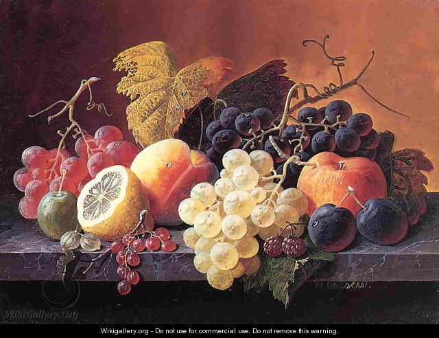 Still Life with Fruit I - Severin Roesen