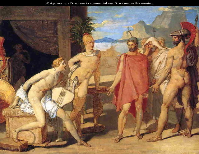 Achilles Receiving the Envoys of Agamemnon - Jean Auguste Dominique Ingres