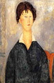 Portrait of a Woman with a White Collar - Amedeo Modigliani