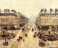 Avenue de l'Opera: Snow Effect - Camille Pissarro