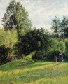 Apple Trees, Sunset, Eragny - Camille Pissarro