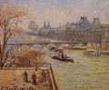 The Louvre II - Camille Pissarro