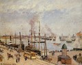 The Port of Le Havre - High Tide - Camille Pissarro