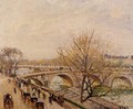 The Seine at Paris, Pont Royal - Camille Pissarro