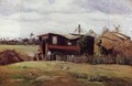 La roulette des Bohemiens - Camille Pissarro