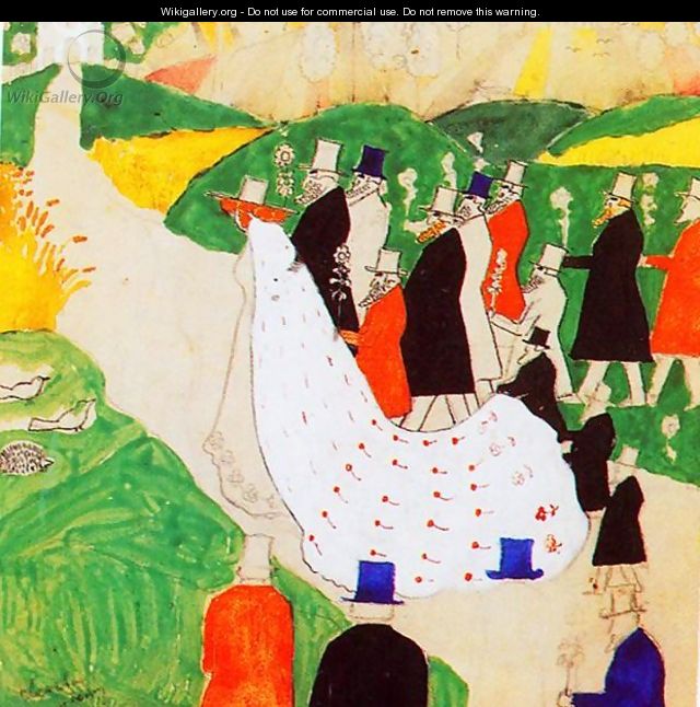 The wedding - Kazimir Severinovich Malevich