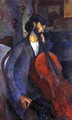 The Cellist I - Amedeo Modigliani