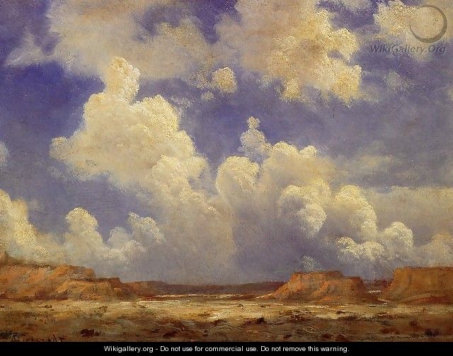 Western Landscape II - Albert Bierstadt Western Landscape II - Albert Bierstadt