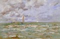 Standing off Deauville - Eugène Boudin