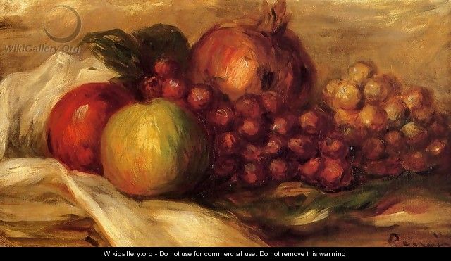 Still Life with Fruit III - Pierre Auguste Renoir