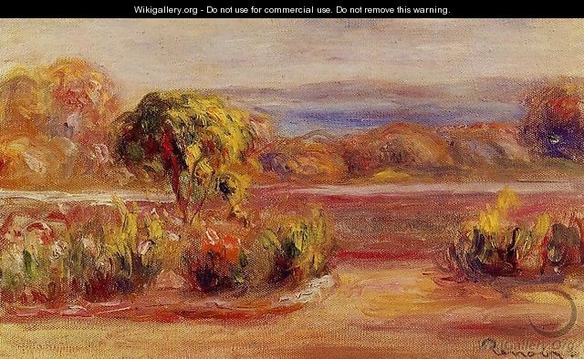 Midday Landscape - Pierre Auguste Renoir