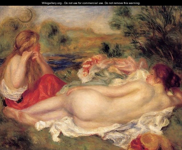 Two Bathers 2 - Pierre Auguste Renoir