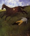 The Fallen Jockey - Edgar Degas