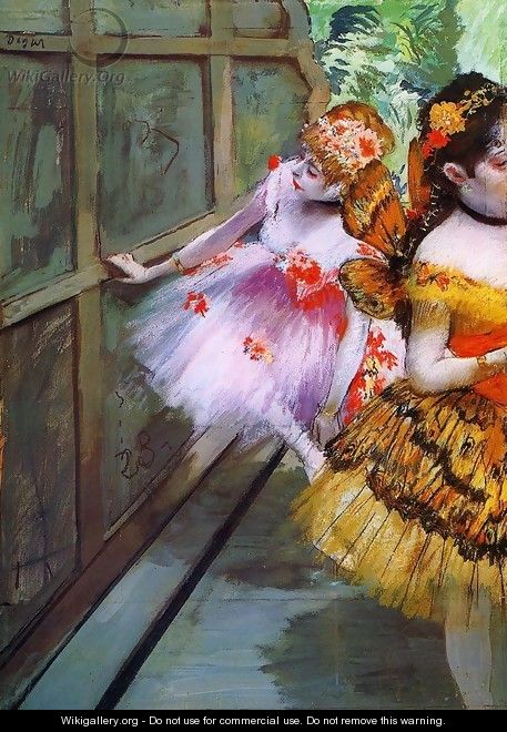 Ballet Dancers in Butterfly Costumes (detail) - Edgar Degas