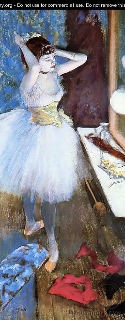 Dancer in Her Dressing Room I - Edgar Degas