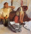 Laundry Girls Ironing I - Edgar Degas