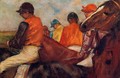 Jockeys III - Edgar Degas