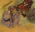 Woman Seated on the Grass - Edgar Degas