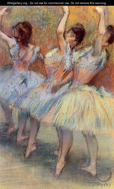 Three Dancers - Edgar Degas